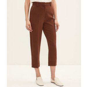 Frank and Oak Alice Straight Leg Pant  |  Slim fit  |  Mahogany Brown  | Size 14